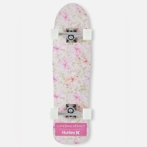 Limited Addition Hurley X LoveShackFancy Skateboard NWT